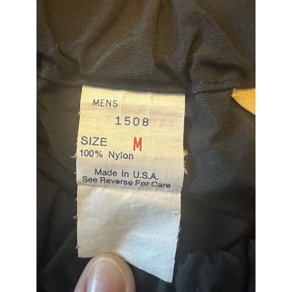 Vintage LL Bean Men’s Nylon Pants Size Medium Side Zip Windbreaker Hike USA - Picture 7 of 14